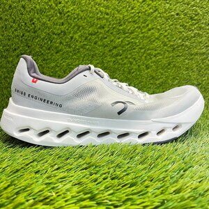 On Cloudsurfer Next Mens Size 10 Gray White Black Running Walking Shoes Sneakers